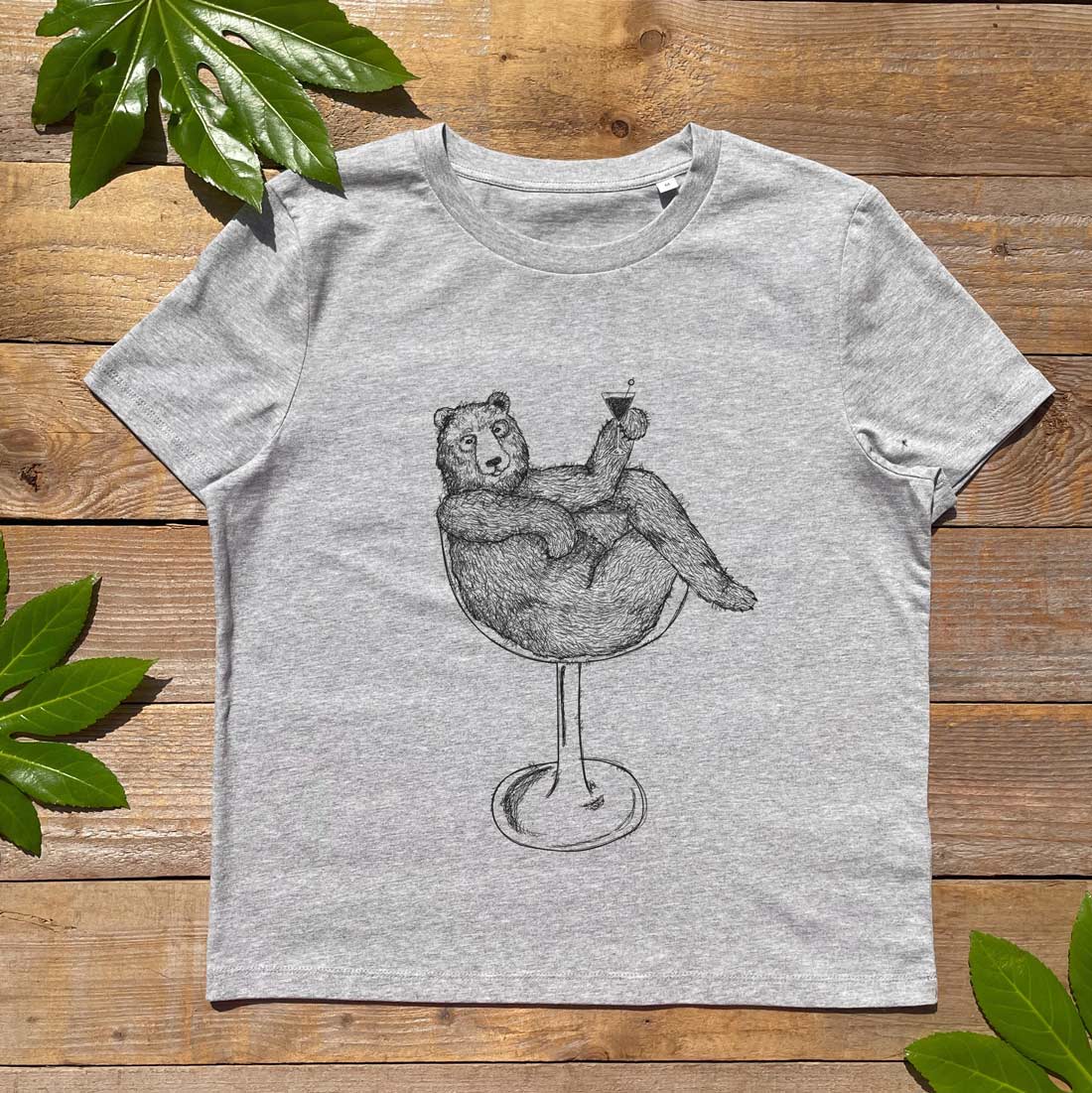 Cheers Bear Scoop Neck T-Shirt
