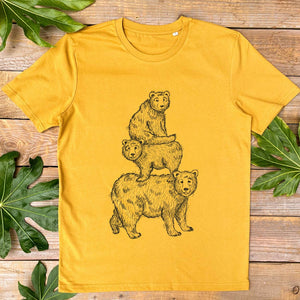 THREE BEARS IN A STACK TEE