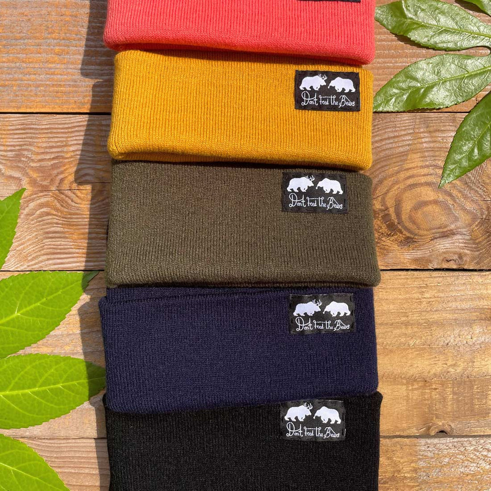 khaki beanie