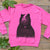 bowie bear pink jumper