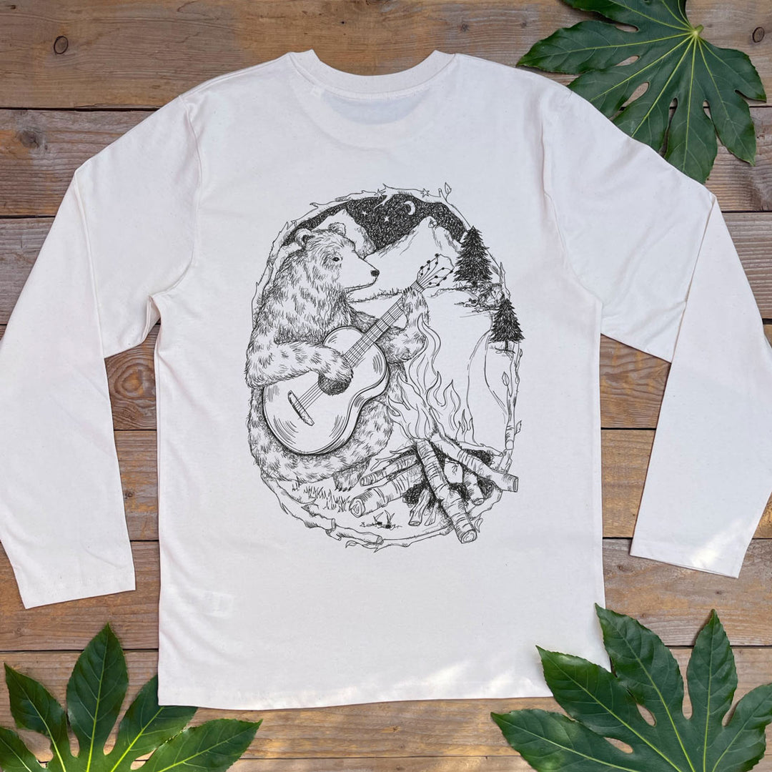 bear and guitar tshirt