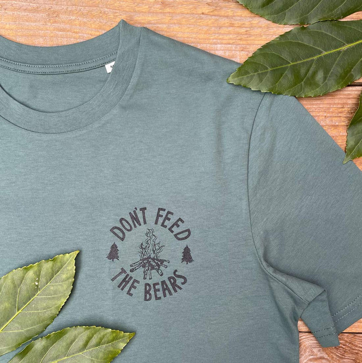 tshirt with small campfire print
