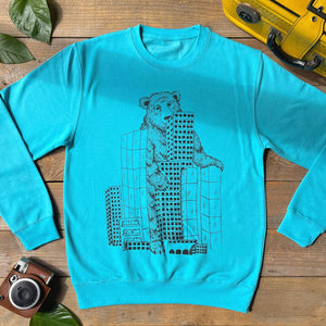 blue bear sweater mens