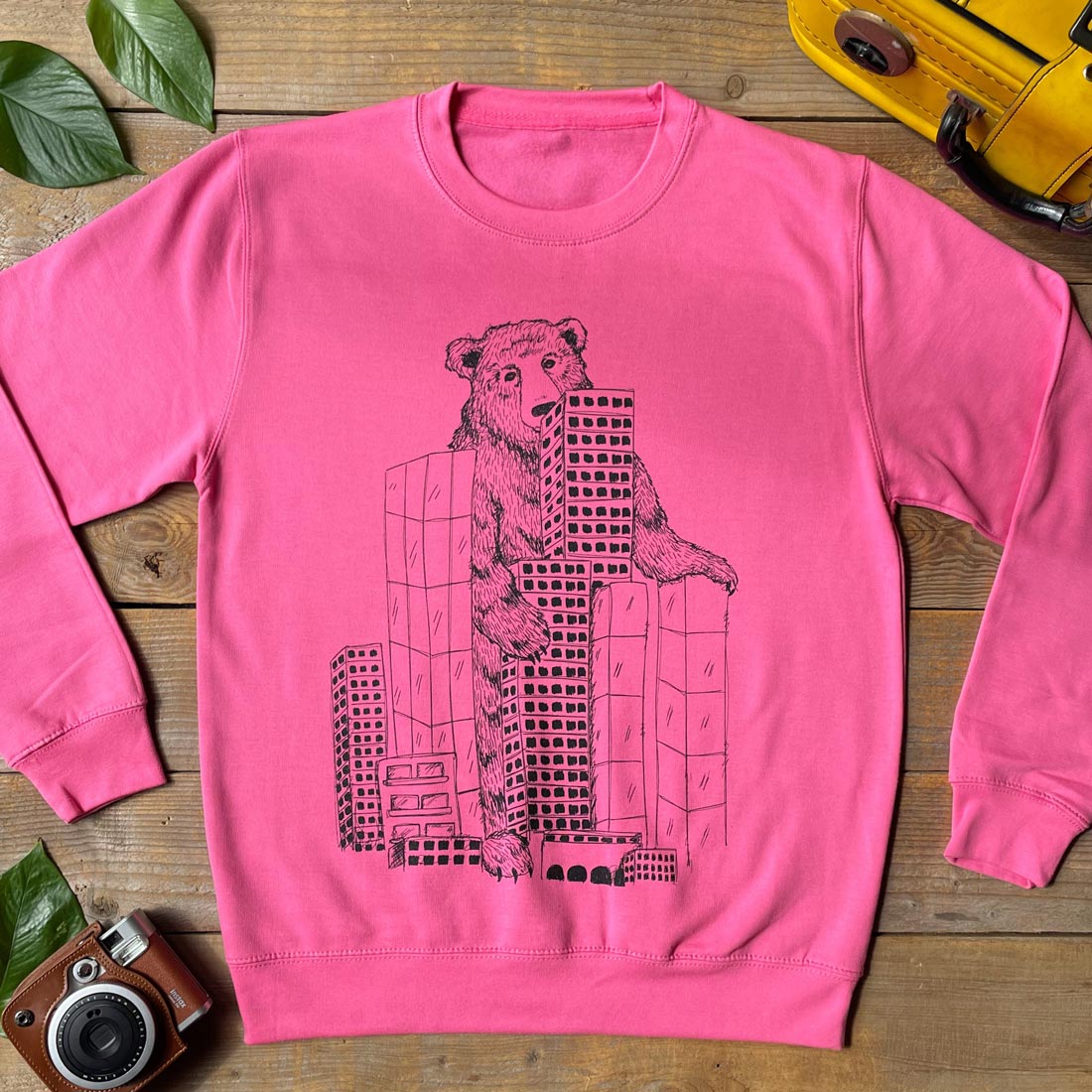 pink bear jumpers 