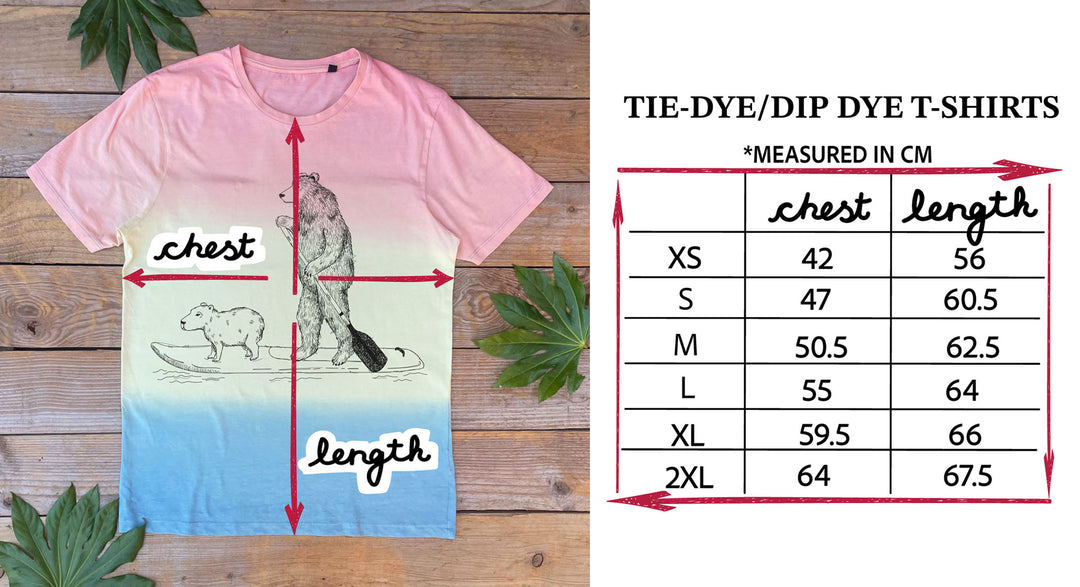 Capybara Unicorn Tie-Dye T-Shirt