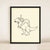 baby bear and dinosaur nursery print