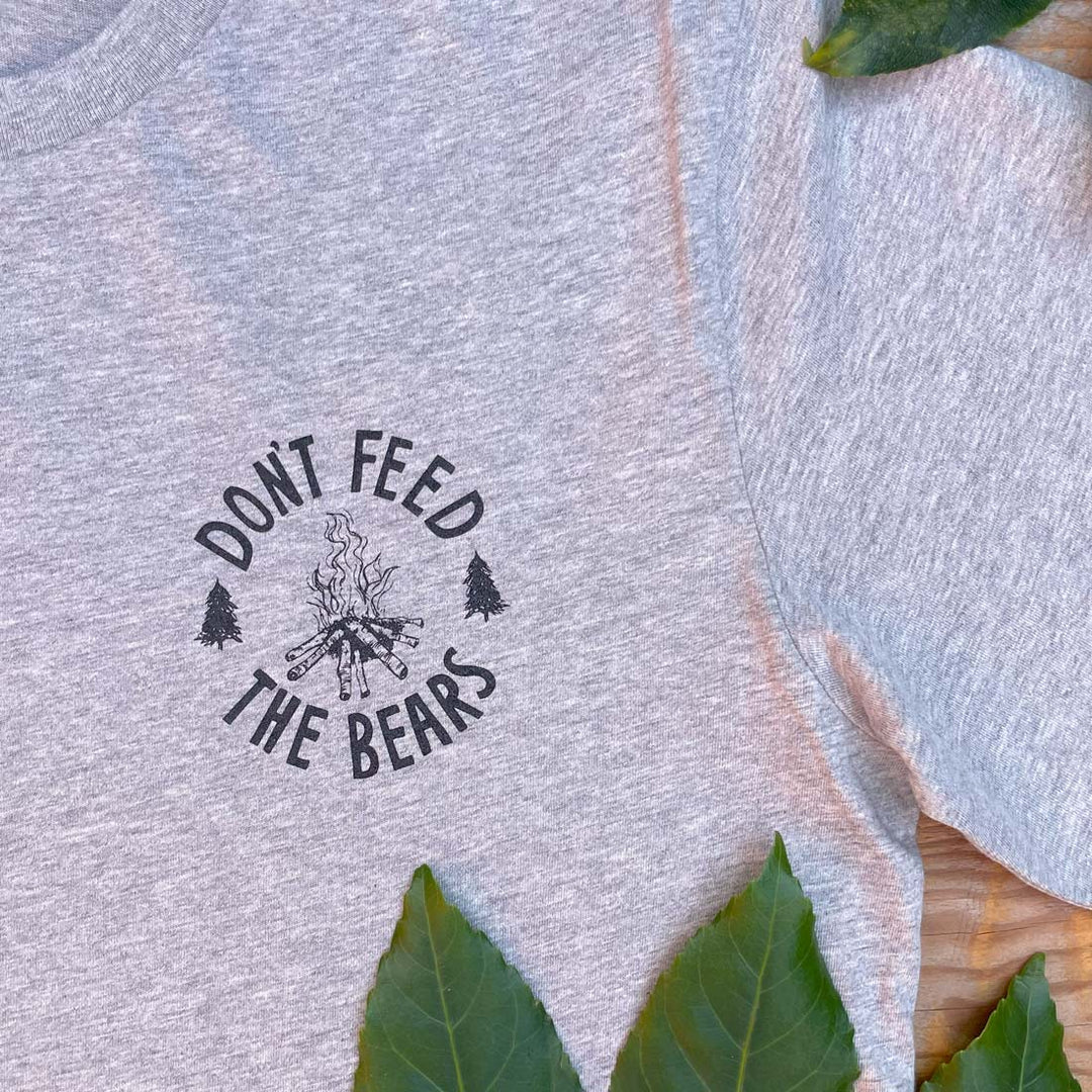 Campfire Bear Long Sleeved T-Shirt - Front/Back Print