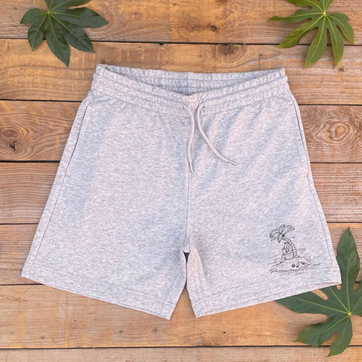 island bear grey shorts