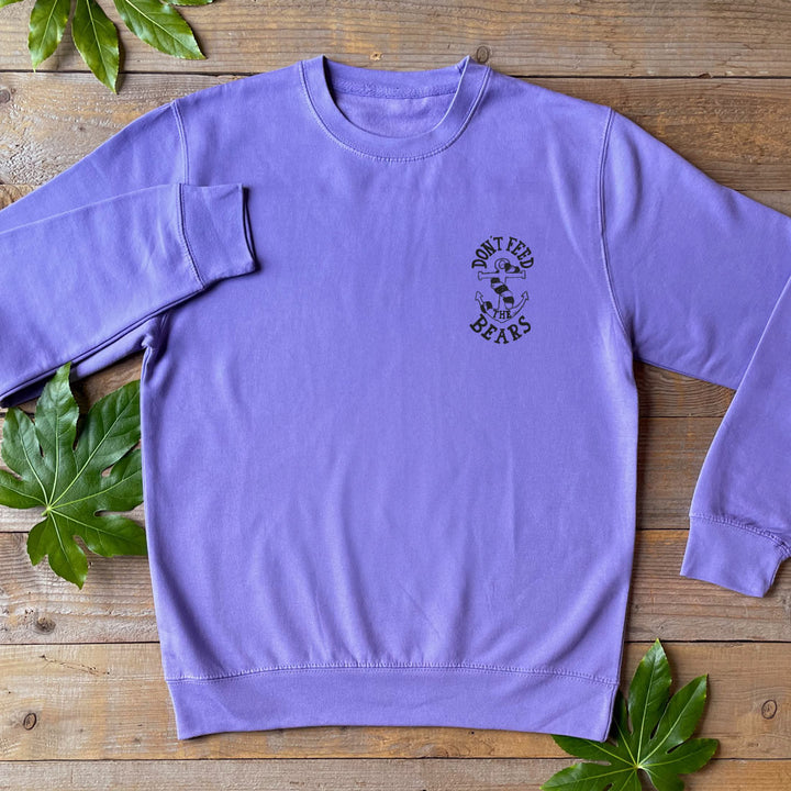 purple jumper with anchor design