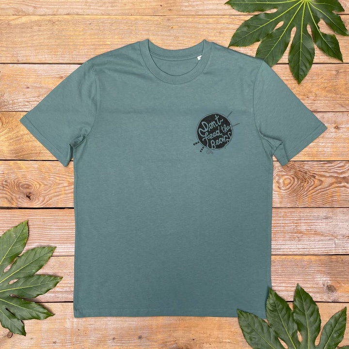 khaki tshirt with DFTB logo