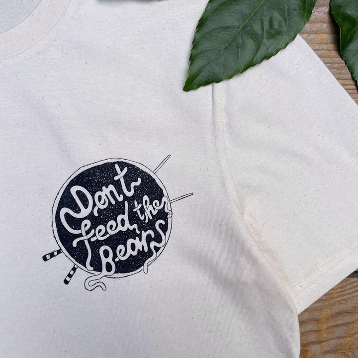 noodle style text on tshirt