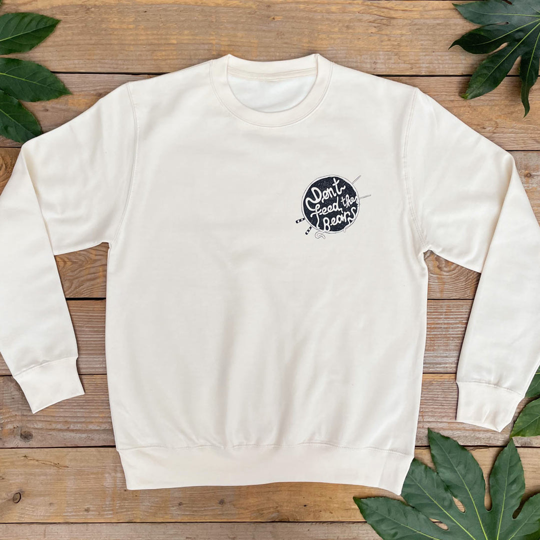 vanilla jumper with noodle logo