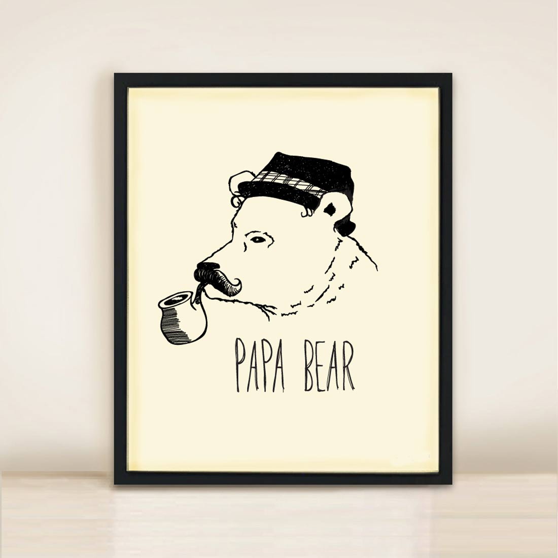 papa bear print