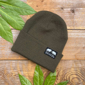 pesto green beanie