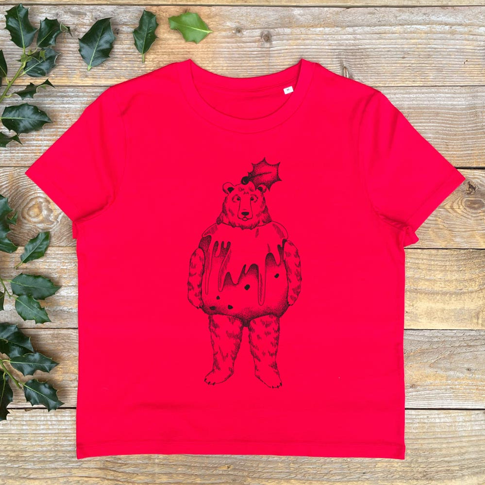 RED BEAR XMAs pudding tee
