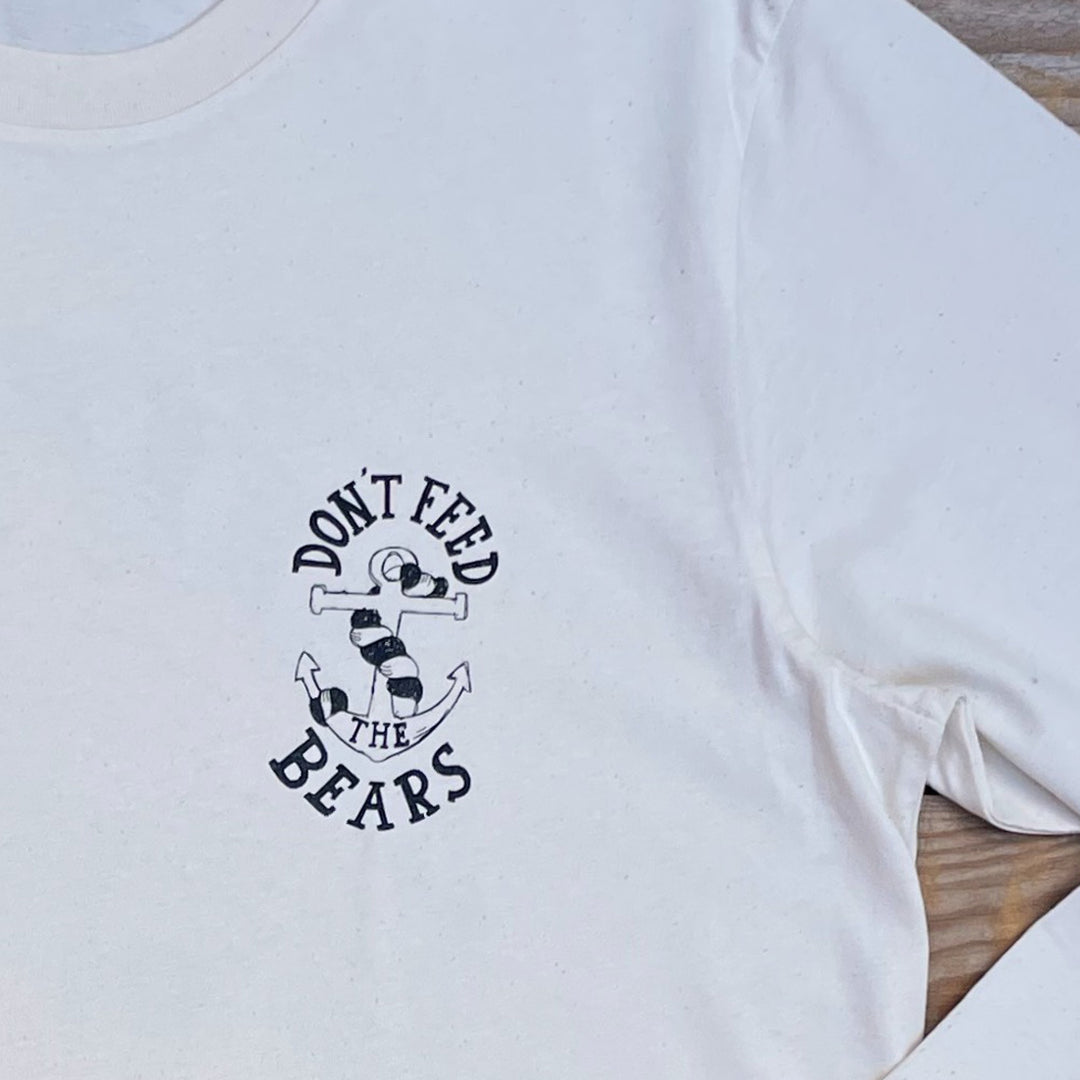 'Let's Sail' Bear Long Sleeved T-Shirt - Front/Back Print