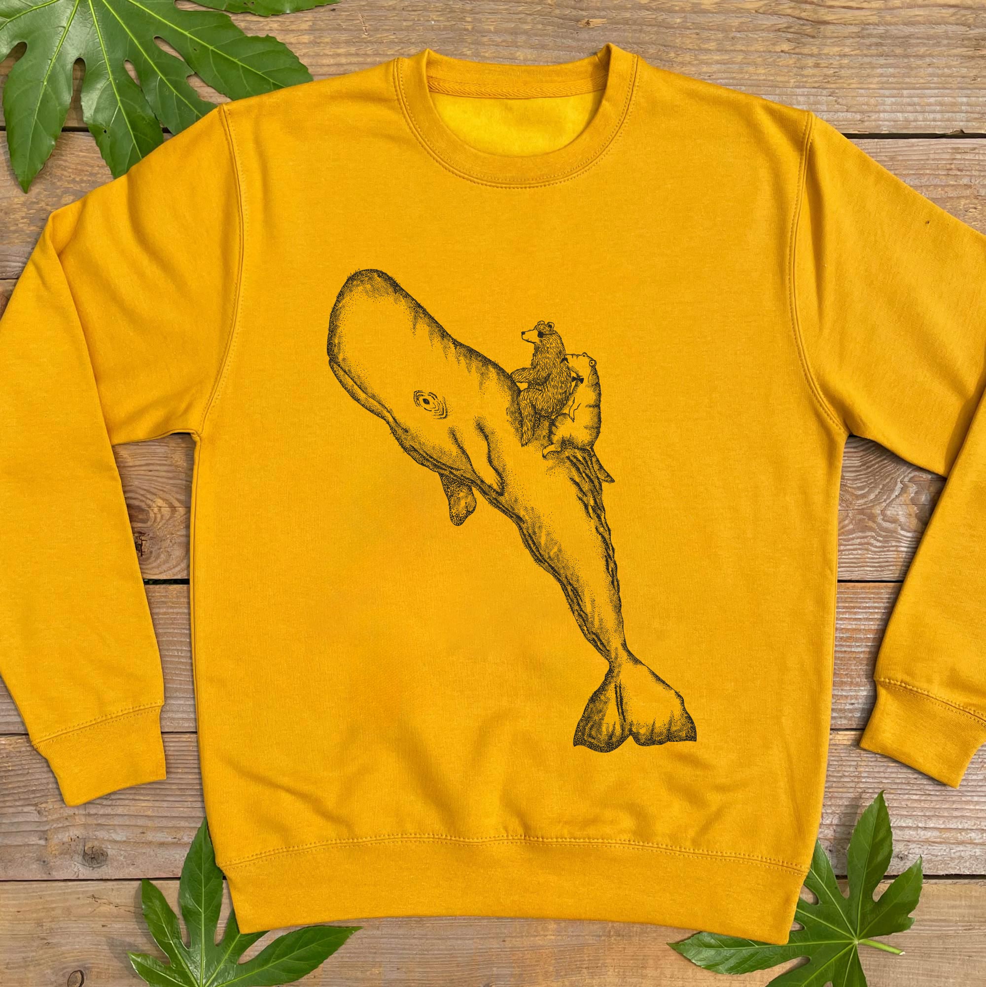 yellow whale jumper