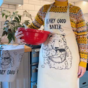 Beary Good Baker -  'So Orange' Biscuit Apron