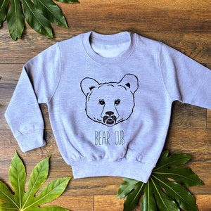kids jumper with bear and dummy