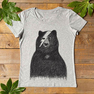 Bowie Bear Scoop Neck T-Shirt