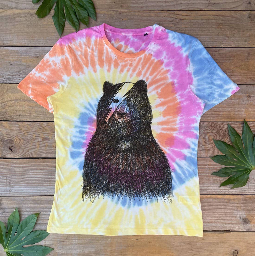 bear with lightning tshirt