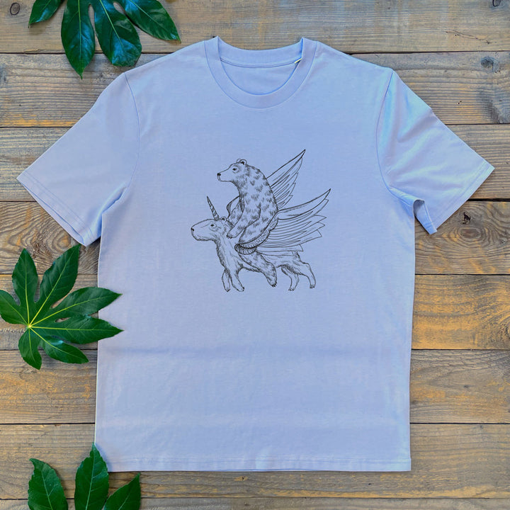 capybara unicorn and bear tee