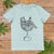 mint tshirt with bear sat in wine glass