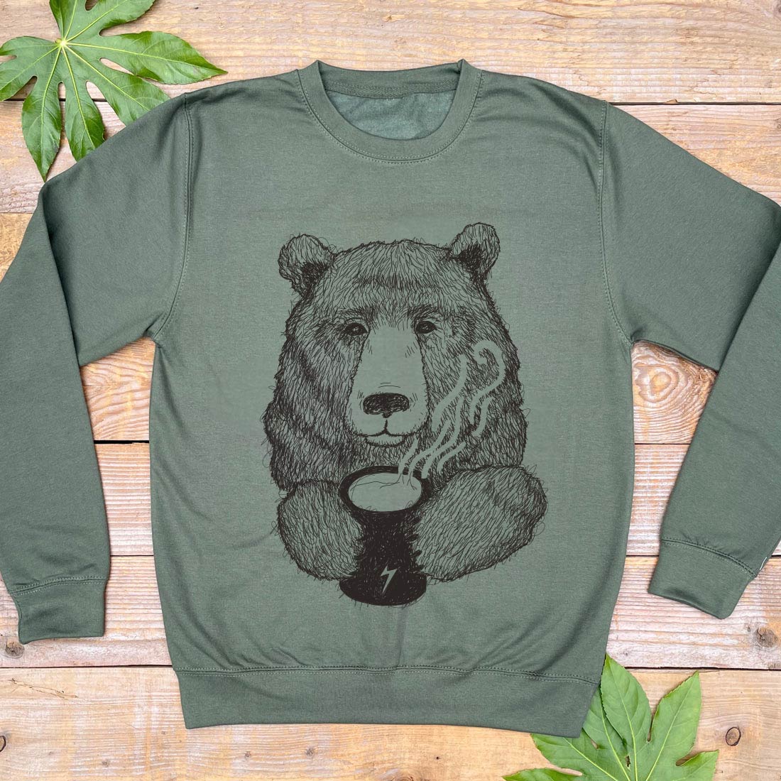 BEAR AND COFFEE JUMPER