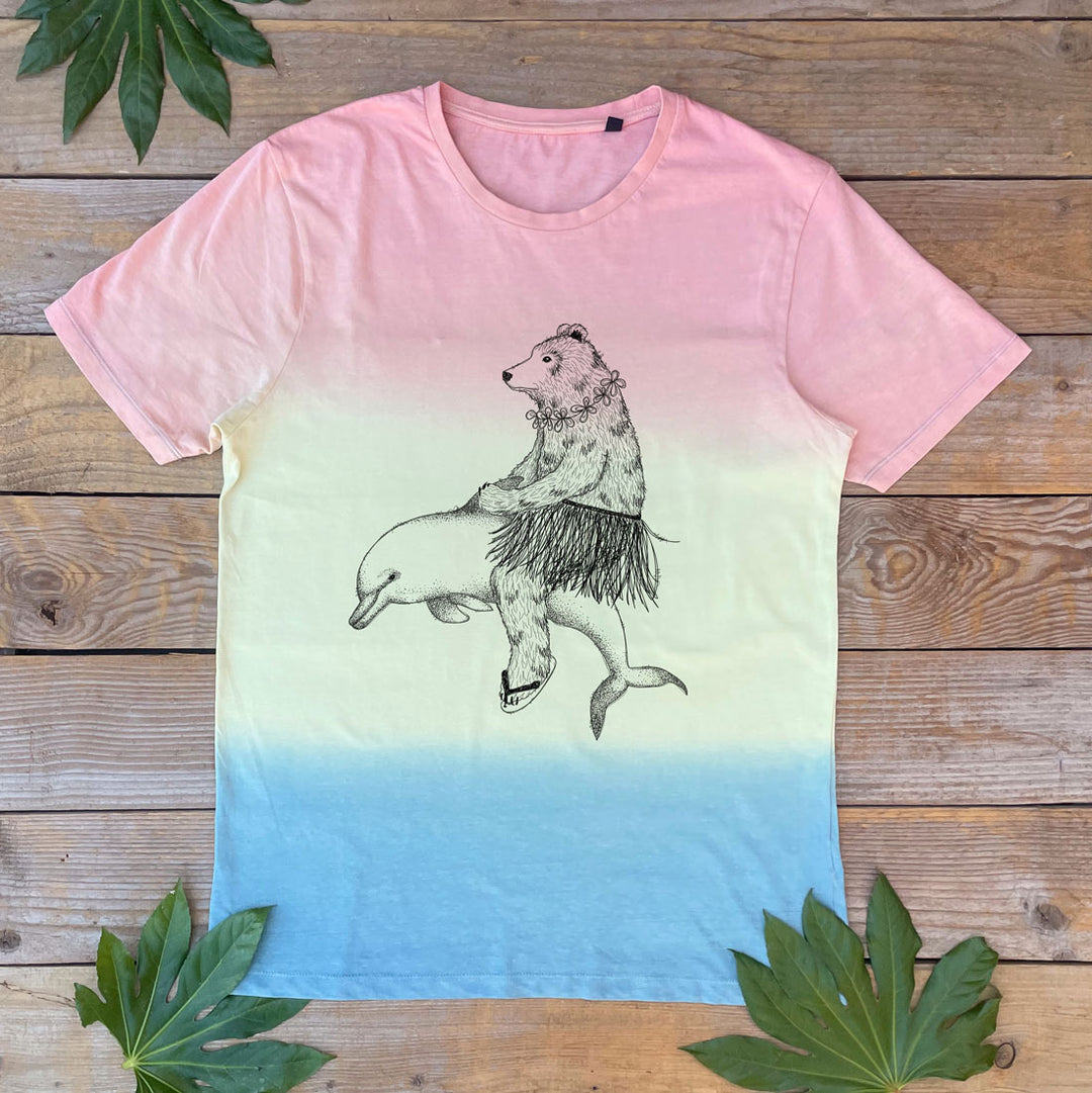 dolphin ombre tee