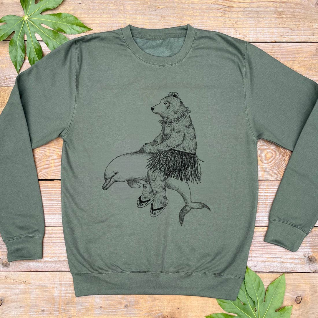 dolphin and bear jumper mens