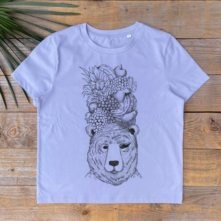 bear in fruit hat womens tee