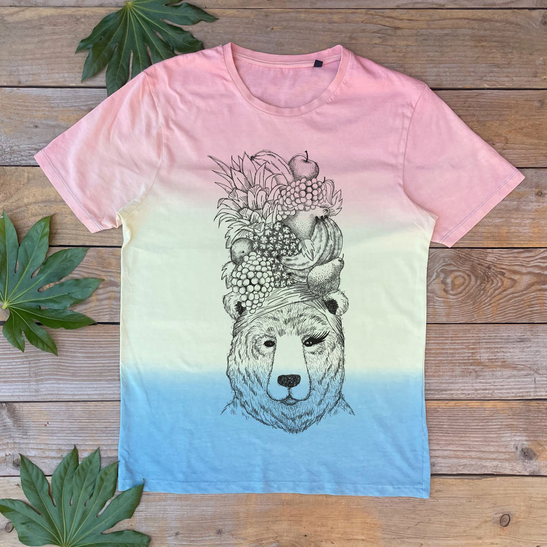 bear ombre pastel tshirt