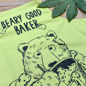 green bear apron