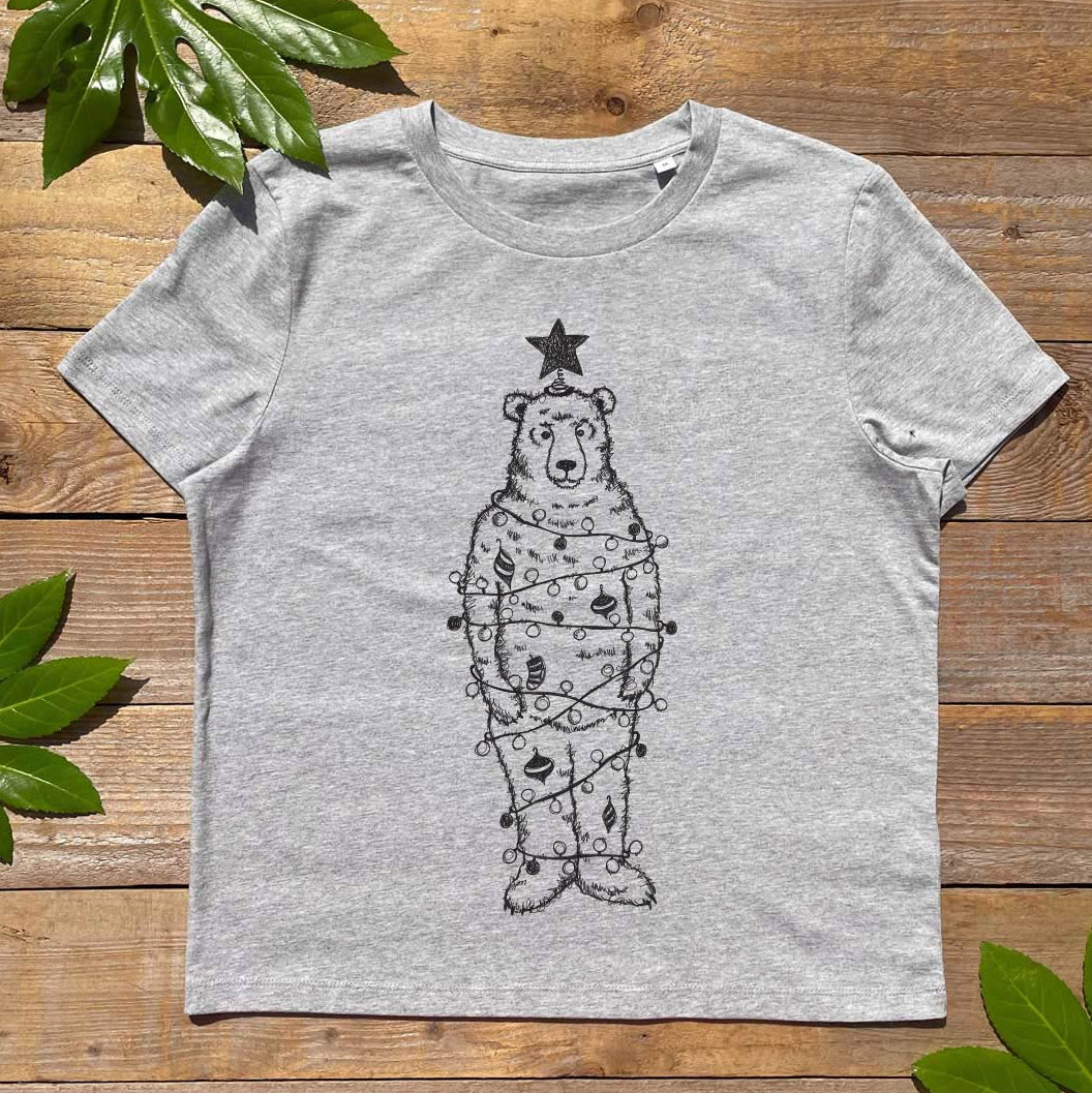 christmas tree bear tee

