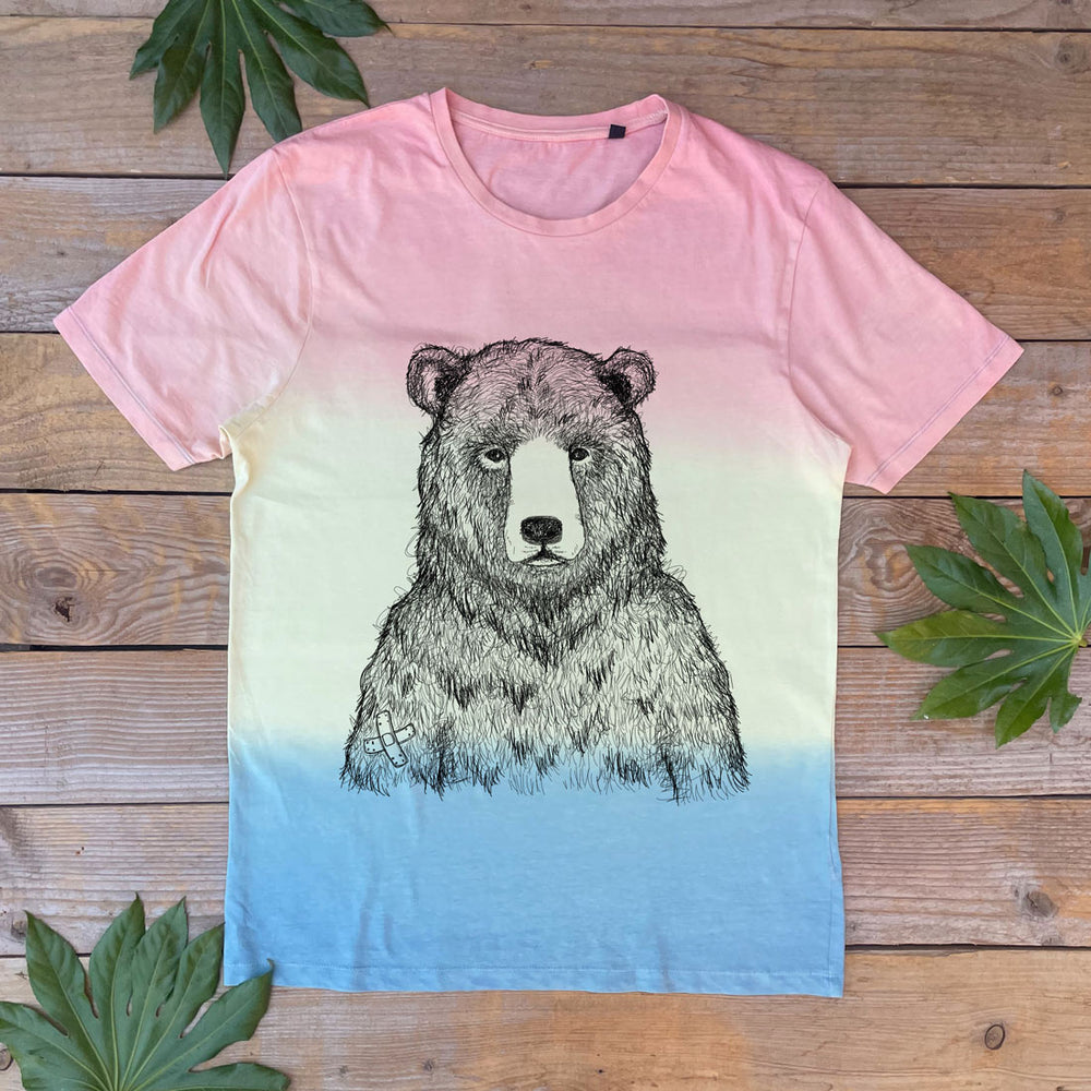 pastel ombre bear tshirt