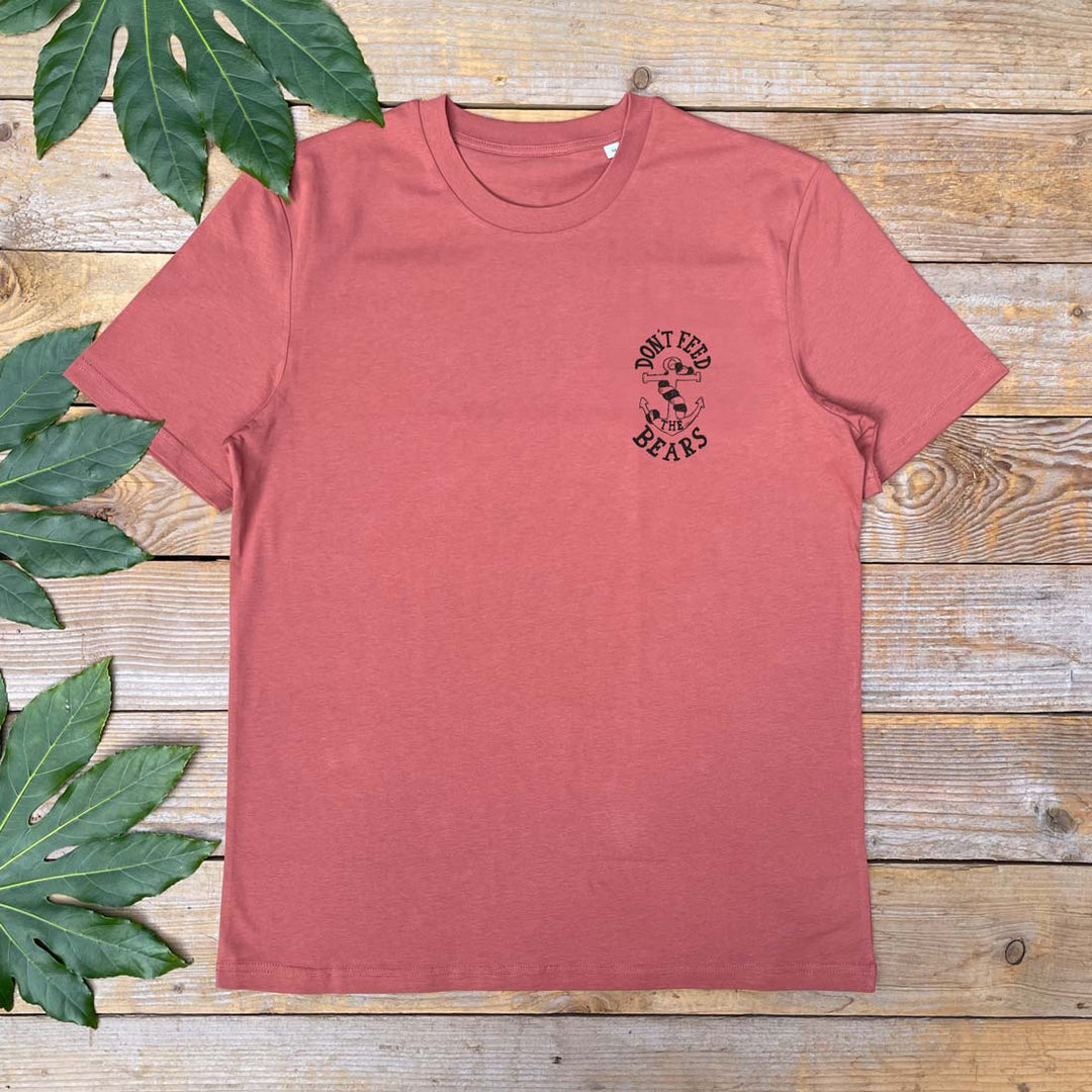 brown bear tee with anchor