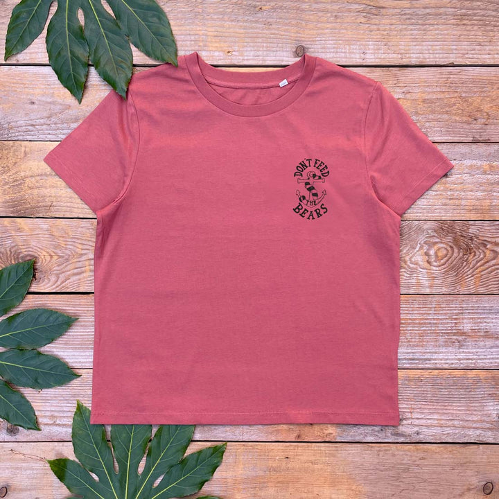brown tee with anchor design