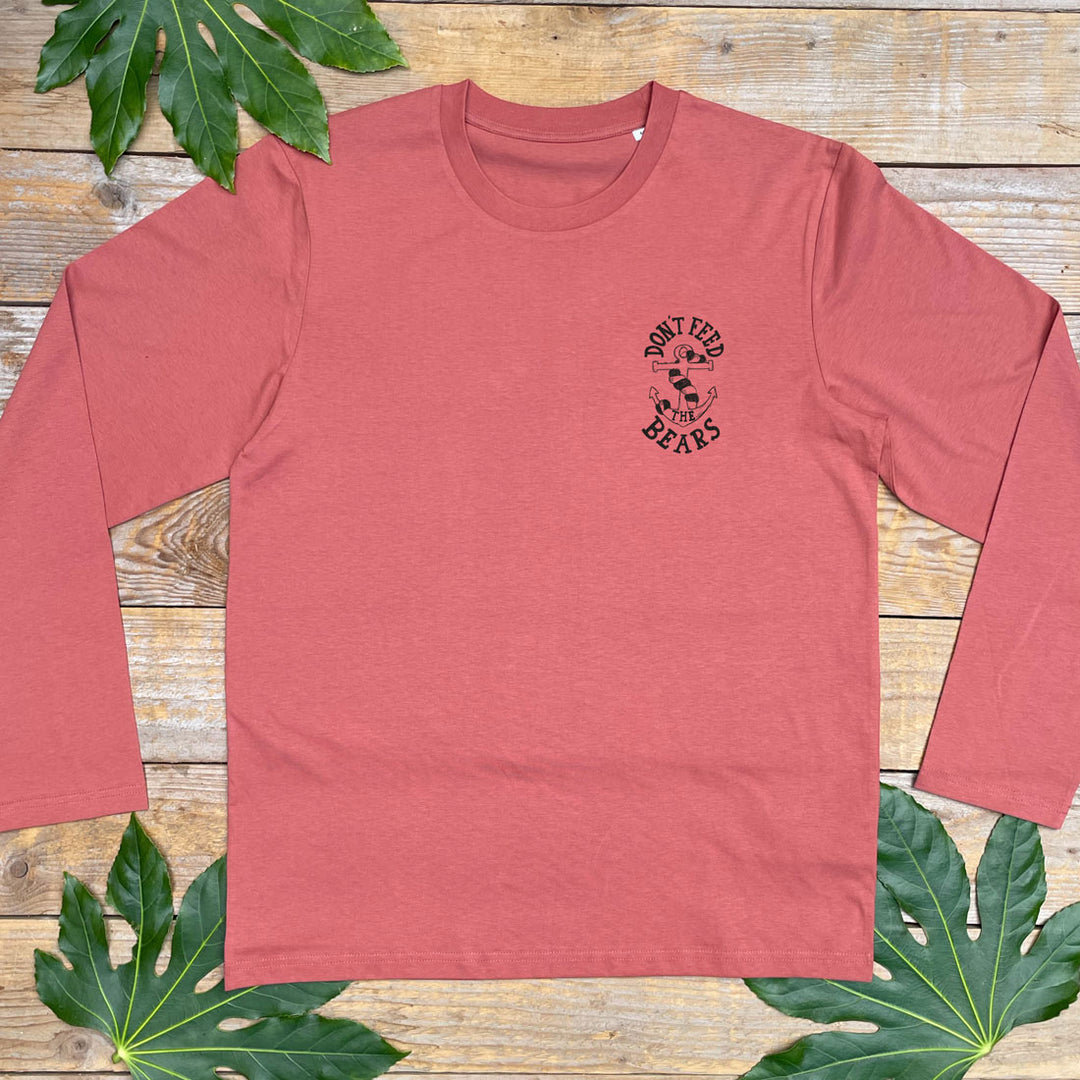 'Let's Sail' Bear Long Sleeved T-Shirt - Front/Back Print