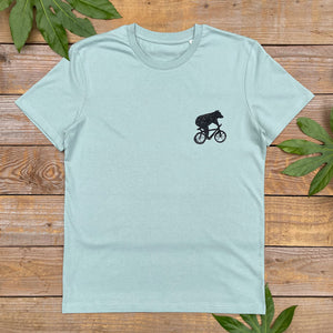 bear and bike pocket tee