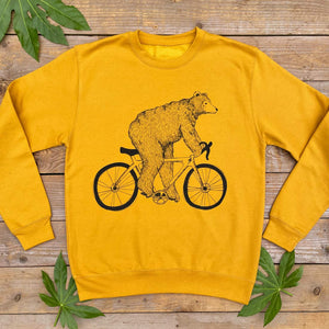 Classic Bear & Bicycle Jumper