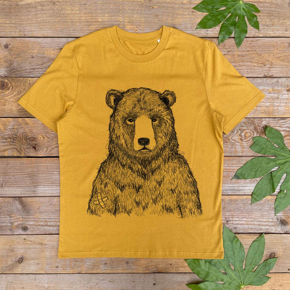 grizzly bear mens tee