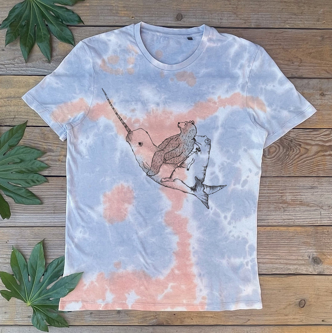 narwhal and bear tshirt
