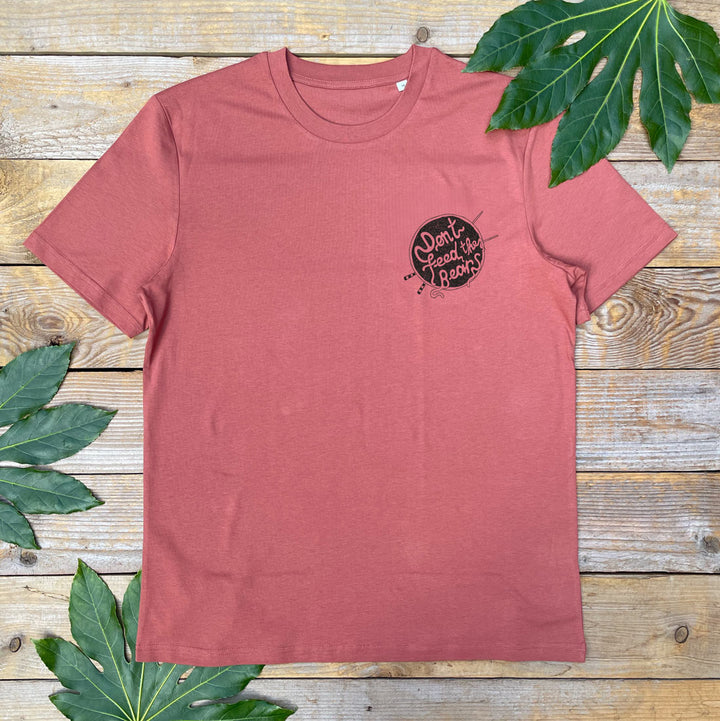 Brown tee with DFTB logo print