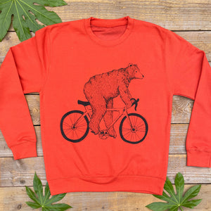 Classic Bear & Bicycle Jumper