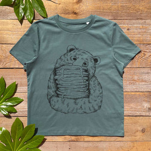 Pancake Bear Womens T-Shirt