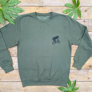 bicycle and bear jumper khaki