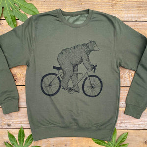 Classic Bear & Bicycle Jumper