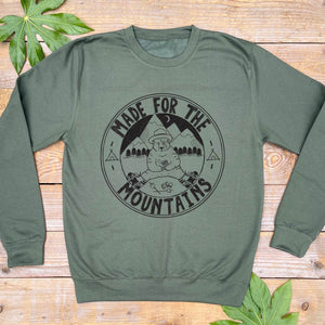 bear and mountain khaki jumper