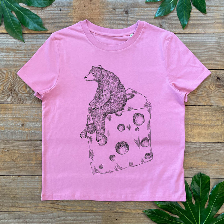 pink bear tshirt womens