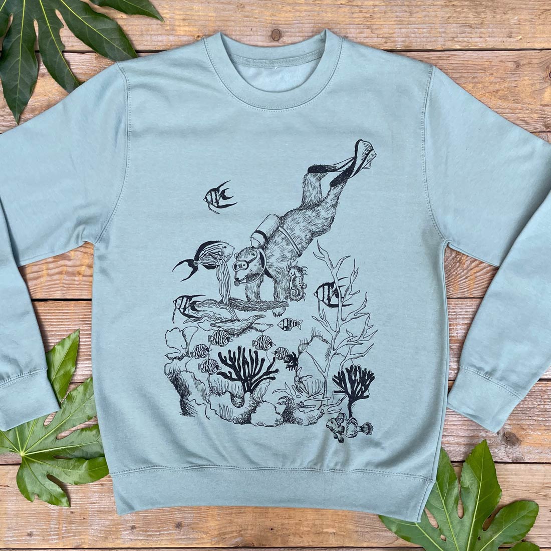 Scuba Bear Bear Jumper Gift for the coolest person you know (maybe it